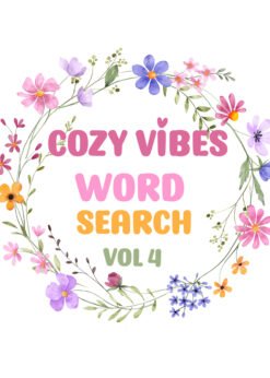 COZY VIBES Word Search Puzzle  Vol 4