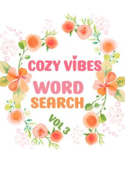 COZY VIBES Word Search Puzzle  Vol 3