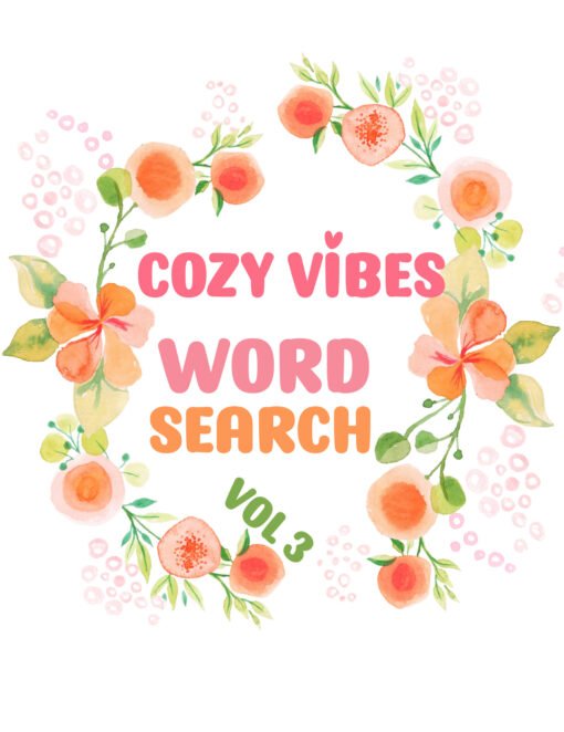 COZY VIBES Word Search Puzzle  Vol 3