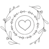 Hearts Flower Swirl