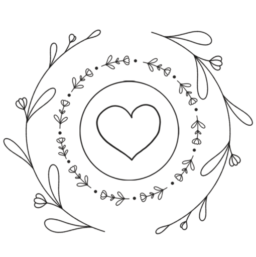 Hearts Flower Swirl