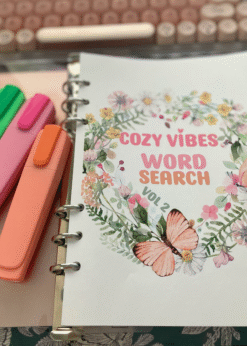 Alternative view of COZY VIBES Word Search Puzzle  Vol 2
