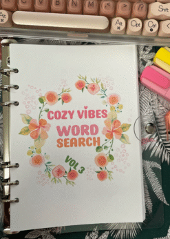 Alternative view of COZY VIBES Word Search Puzzle  Vol 3