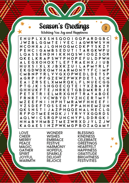 Christmas Word Search Puzzles Edition 1 - Image 3