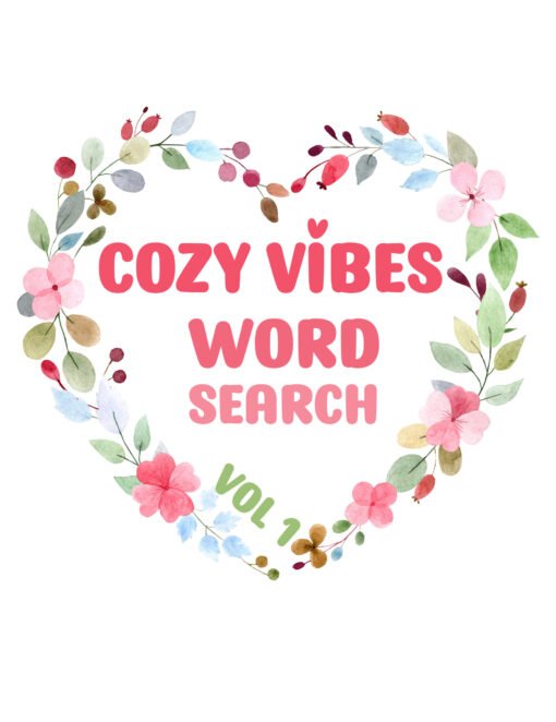 COZY VIBES Word Search Puzzle  Vol 1