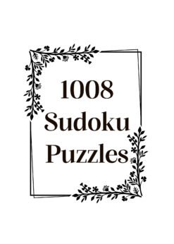 1008 Floral Frame Sudoku Puzzles