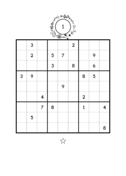 Alternative view of Floral Ring Sudoku Puzzles