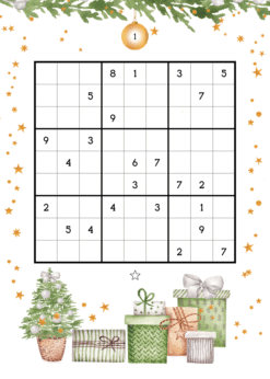 Alternative view of Christmas Sudoku Vol 11