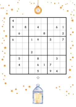 Alternative view of Christmas Sudoku Vol 12
