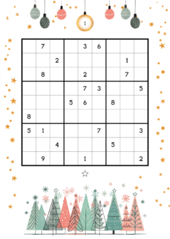 Alternative view of Christmas Sudoku Vol 26