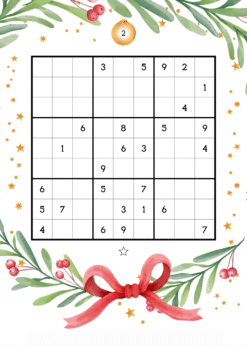 Alternative view of Christmas Sudoku Vol 6