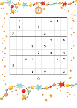 Alternative view of Christmas Sudoku Vol 9