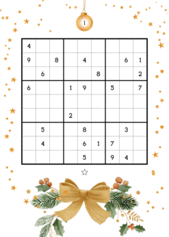 Alternative view of Christmas Sudoku Vol 13