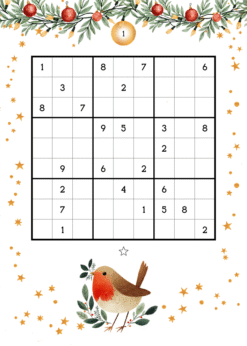 Alternative view of Christmas Sudoku Vol 16