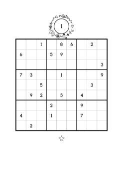 Alternative view of 1000 Floral Ring Sudoku Puzzles