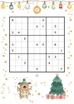 Alternative view of Christmas Sudoku Vol 17