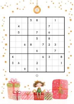 Alternative view of Christmas Sudoku Vol 4