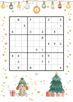 Alternative view of Christmas Sudoku Vol 19