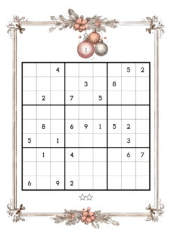 Alternative view of Vintage Christmas Sudoku Volume 14 : Mild to Medium Levels