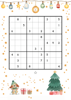Alternative view of Christmas Sudoku Vol 15