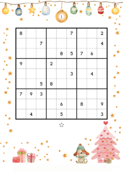 Alternative view of Christmas Sudoku Vol 20