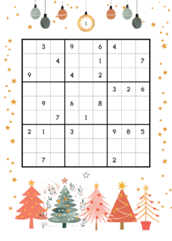 Alternative view of Christmas Sudoku Vol 25