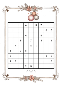 Alternative view of Vintage Christmas Sudoku Volume 26 :  Moderate to Hard Level