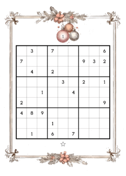 Alternative view of Vintage Christmas Sudoku Volume 1