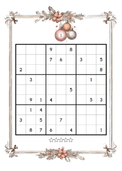 Alternative view of Vintage Christmas Sudoku Volume 31 :  Hard Level