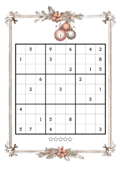 Alternative view of Vintage Christmas Sudoku Volume 32 :  Hard Level