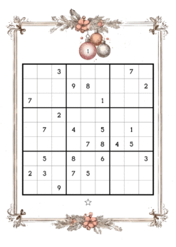 Alternative view of Vintage Christmas Sudoku Volume 3