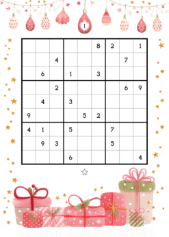 Alternative view of Christmas Sudoku Vol 3