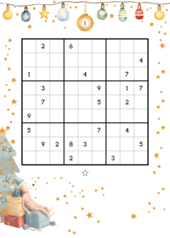 Alternative view of Christmas Sudoku Vol 18