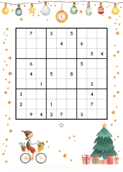 Alternative view of Christmas Sudoku Vol 5